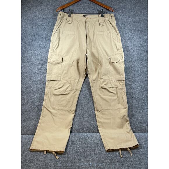 Cargo Other - LA Police Gear Pants Mens 38 (34X30) Khaki Ripstop Tactical Basic Operator Cargo